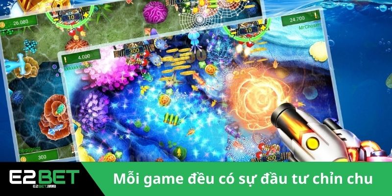 KA FISHING E2BET | Nhà Phát Hành Game Bắn Cá Đỉnh Cao 3 Mỗi game đều có sự đầu tư chỉn chu