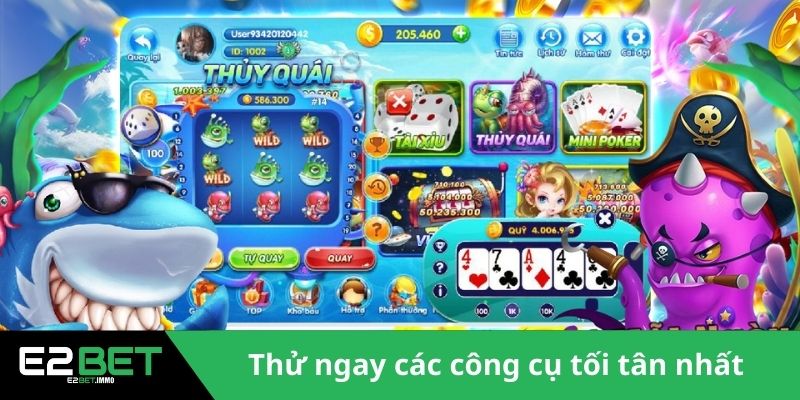 Tool Bắn Cá Và Bí Thuật Chinh Phục Đại Dương Xanh Tại E2BET 3 Thử ngay các công cụ tối tân nhất