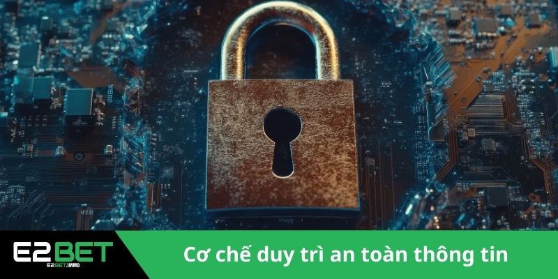 Quyền Riêng Tư Và Nghĩa Vụ Bảo Mật Thông Tin Tại E2BET 4 Thực hiện đủ cơ chế duy trì an toàn thông tin